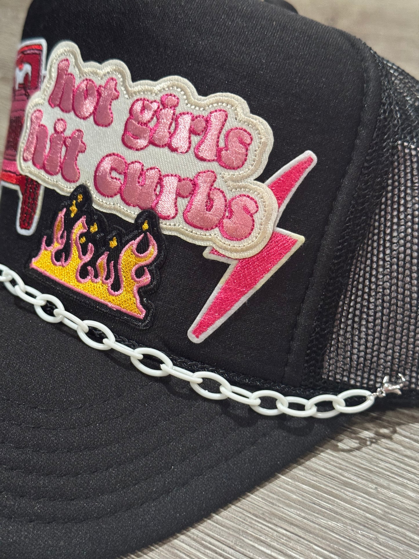 Hot Girls Hit Curbs Jeep Trucker Hat