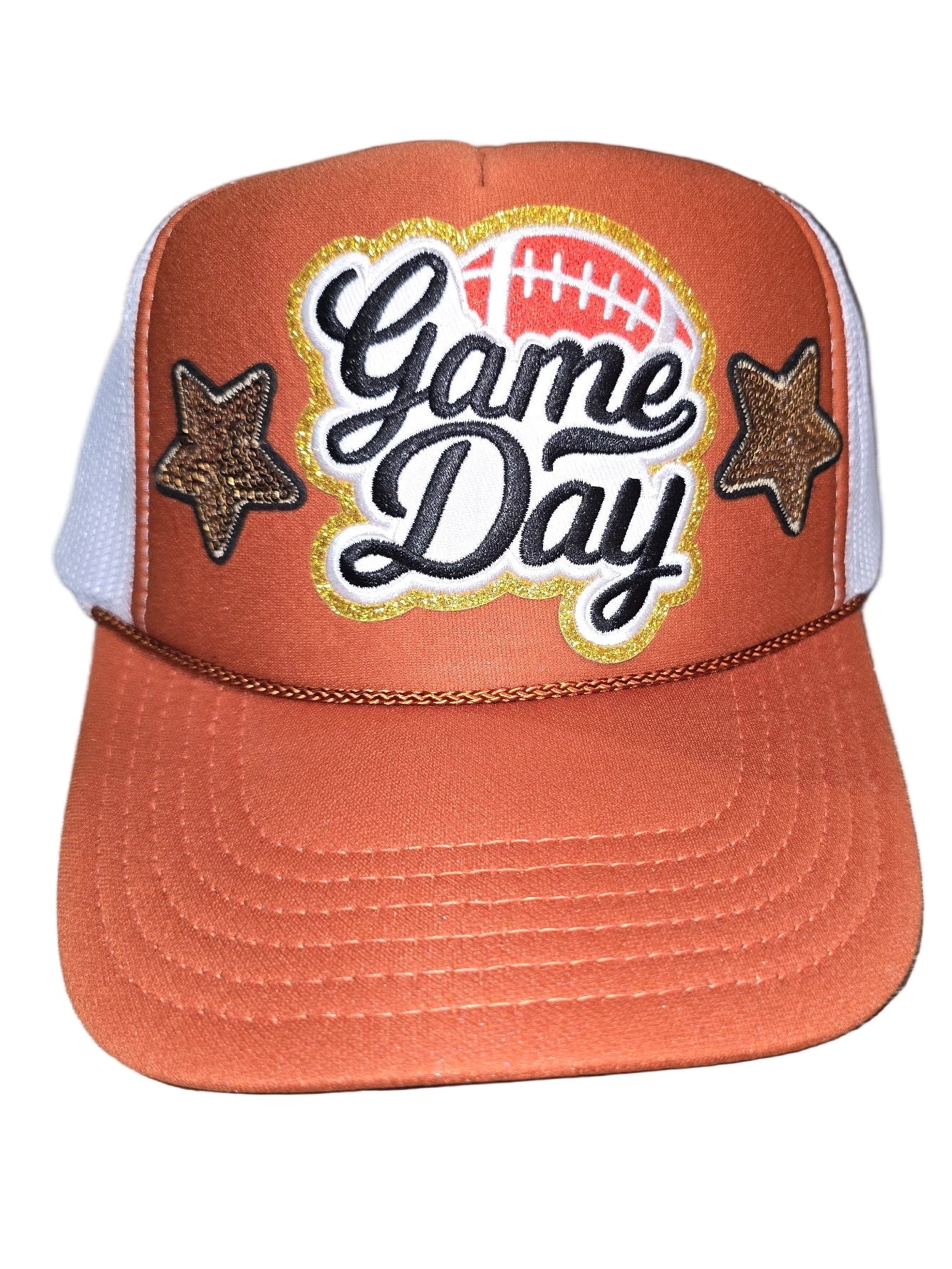 Game Day Burnt Orange Texas Longhorns Trucker Hat