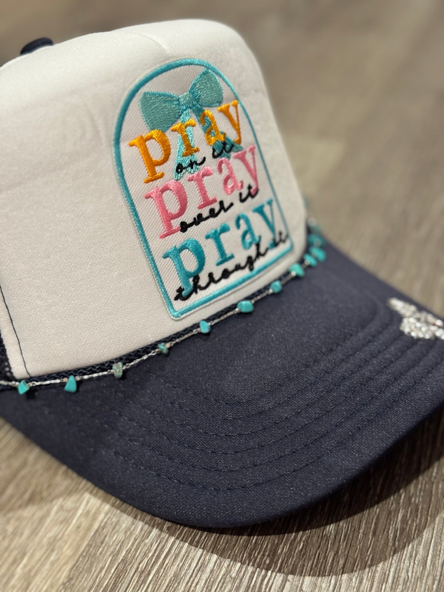 Pray On It Bow Trucker Hat