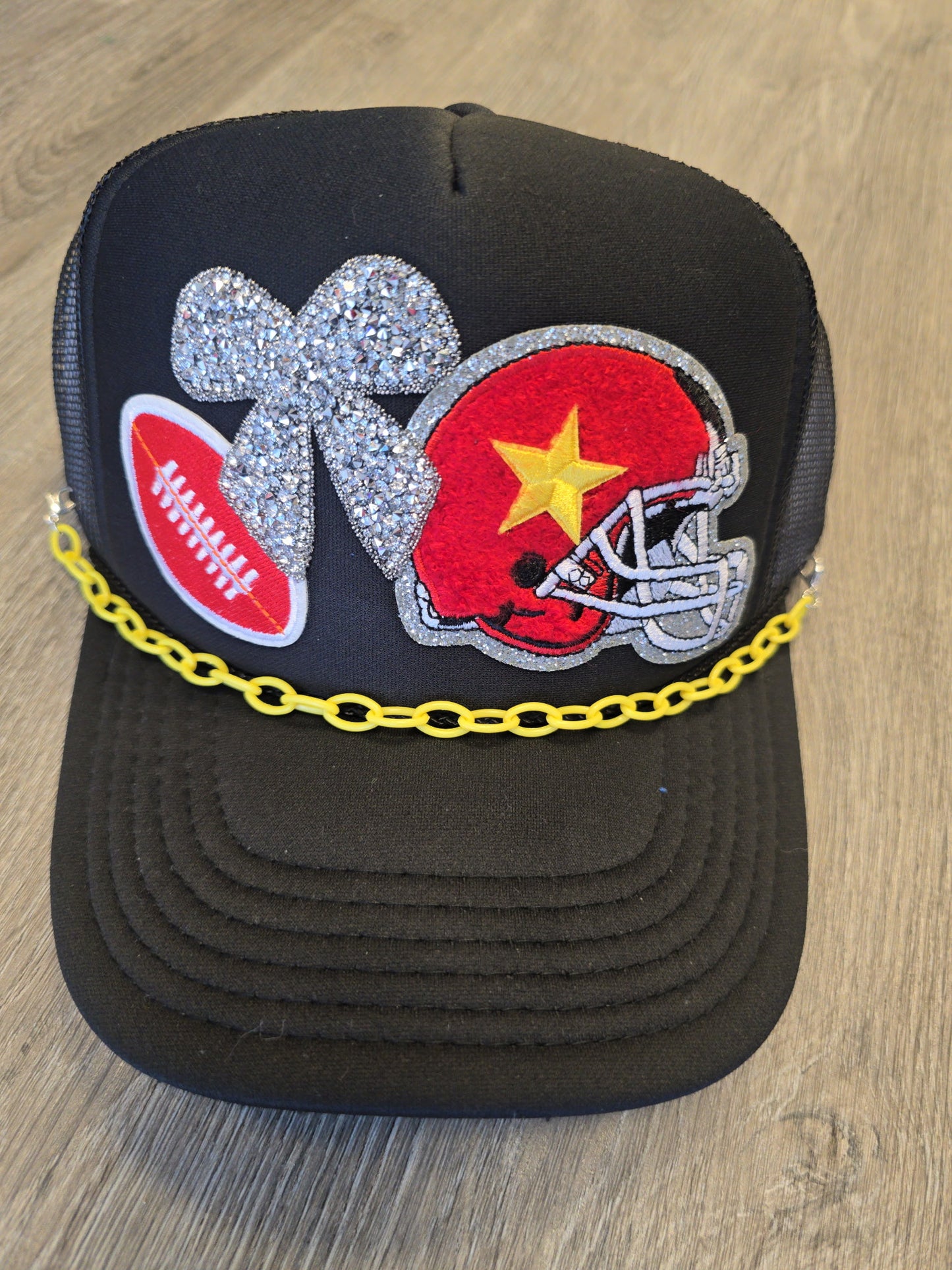 KC Chiefs Football Bow Trucker Hat