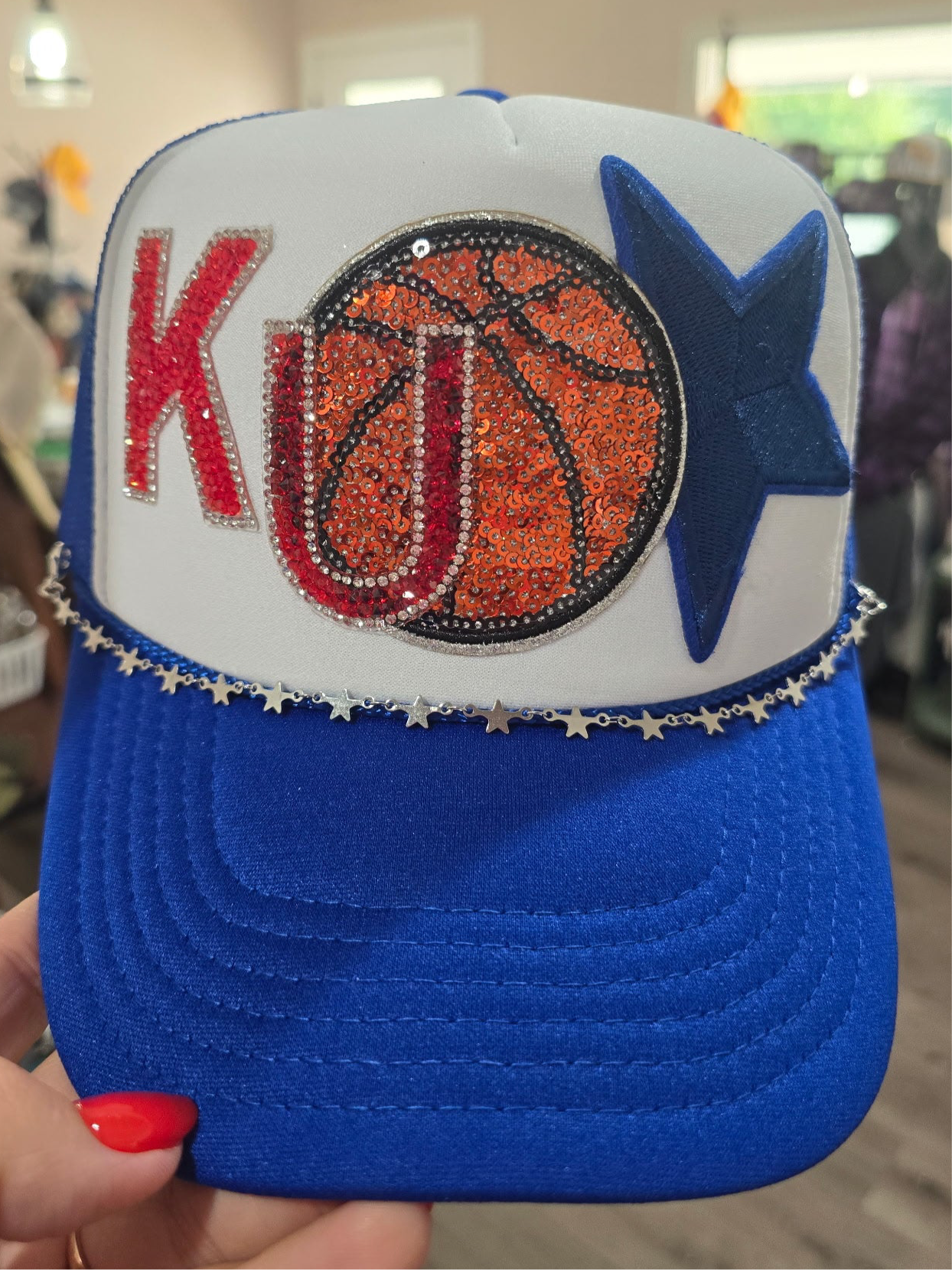 KU Jayhawks Basketball Trucker Hat