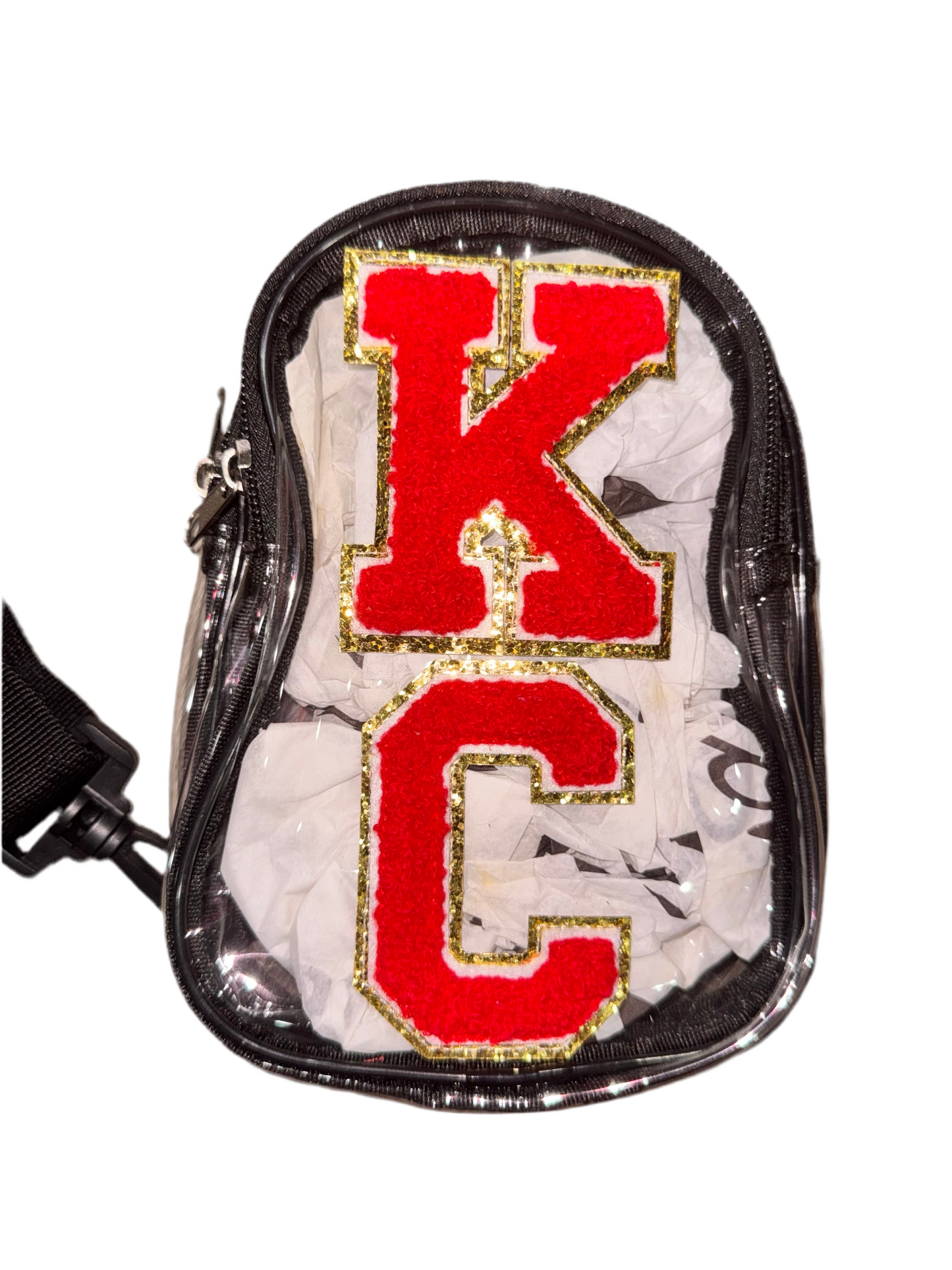 KC Chiefs Clear Crossbody Bag