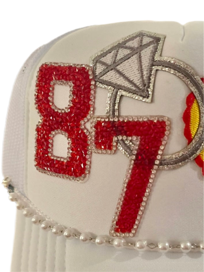Swift & #87 Engagement Ring Trucker Hat
