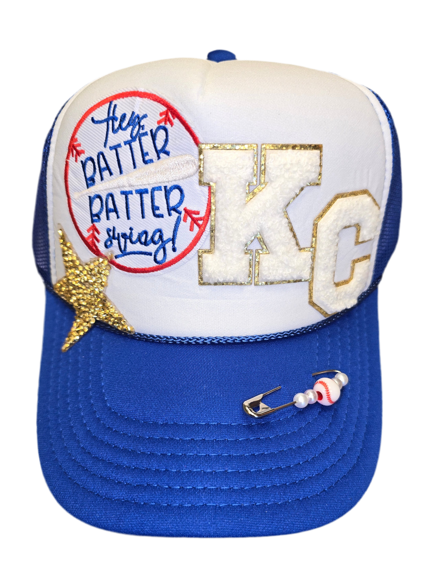 Swing Batter Batter Swing KC Royals Baseball Trucker Hat