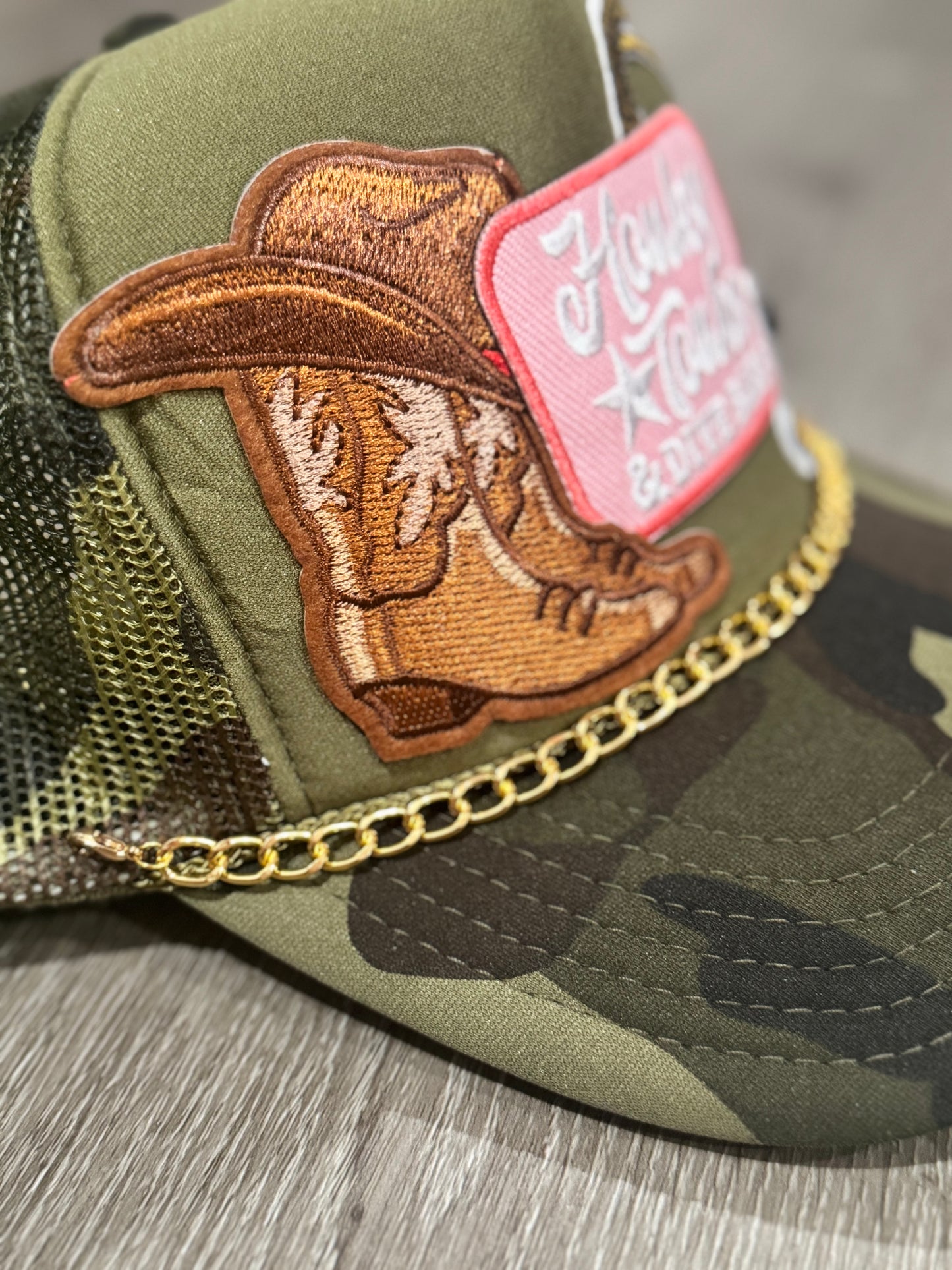 Honky Tonks & Dive Bars Cowgirl Trucker Hat