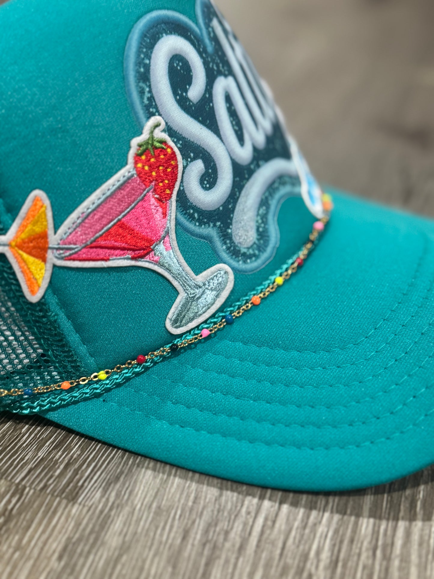 Salty Beach Waves Trucker Hat