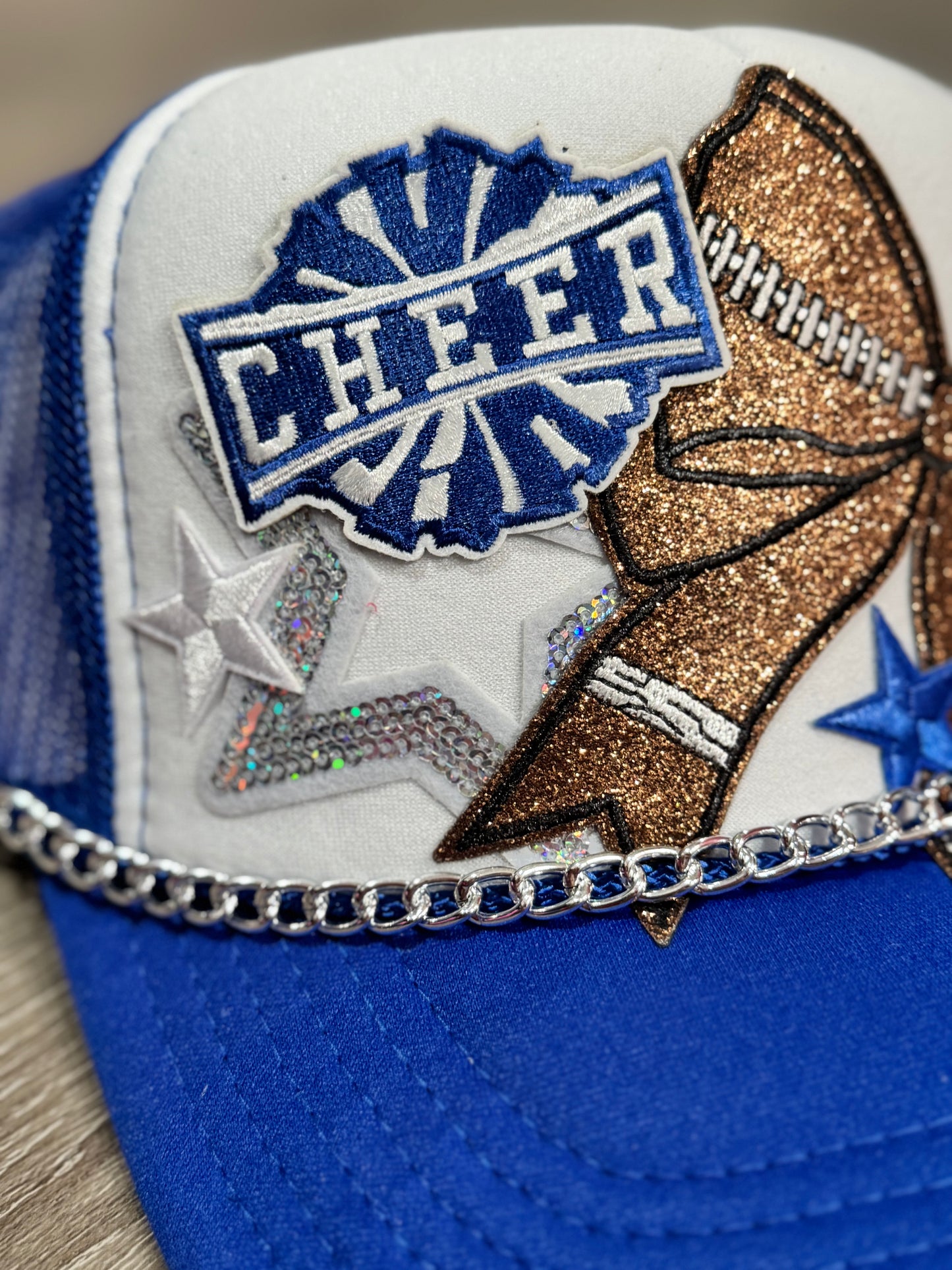 Dallas Cowboy Cheerleaders Inspired Football Trucker Hat