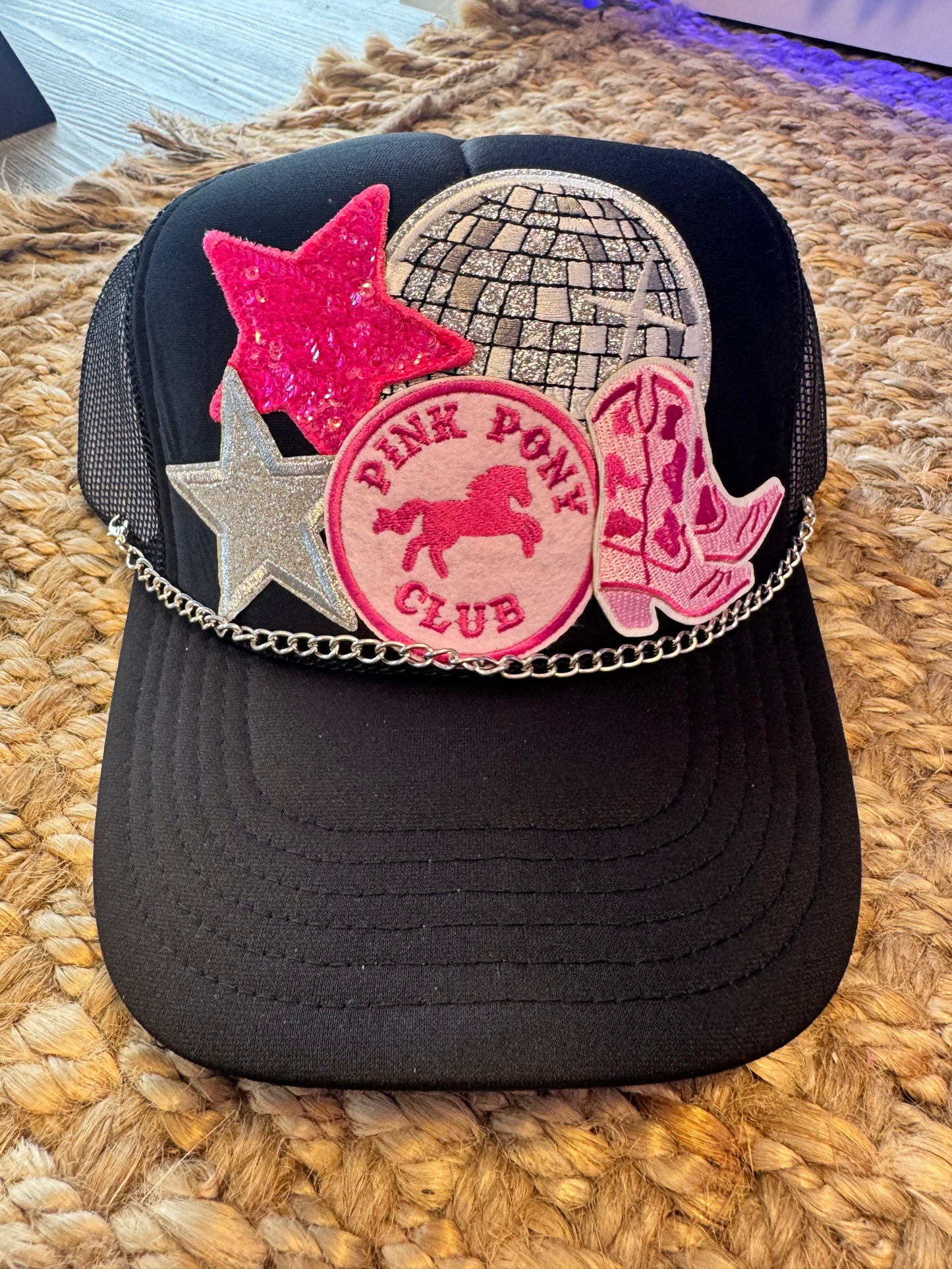 Pink Pony Club Cowgirl Trucker Hat