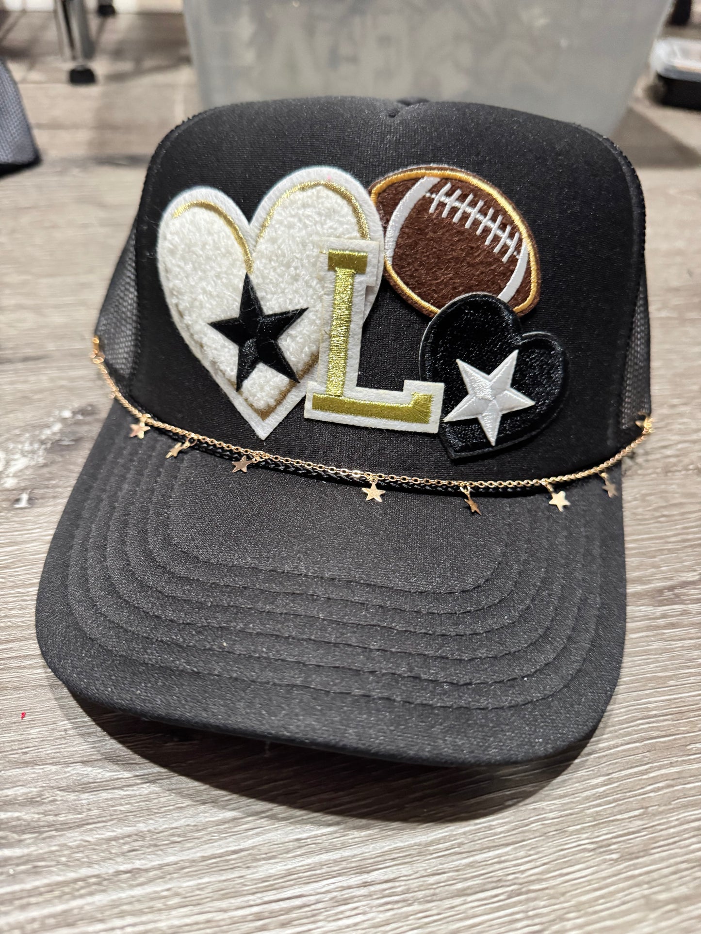 Lathrop Mules Football Trucker Hat