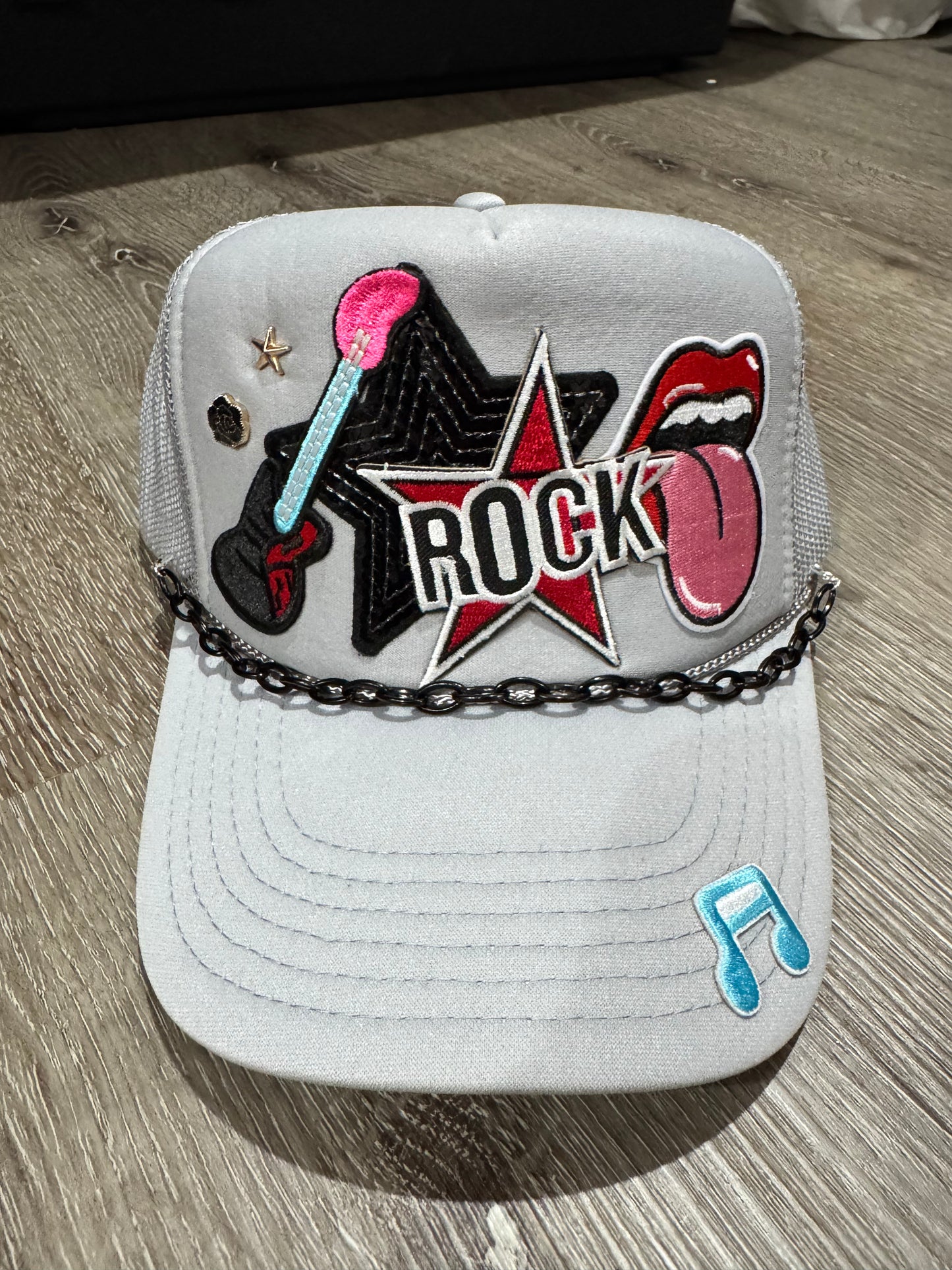 Rock Star Themed Trucker Hat