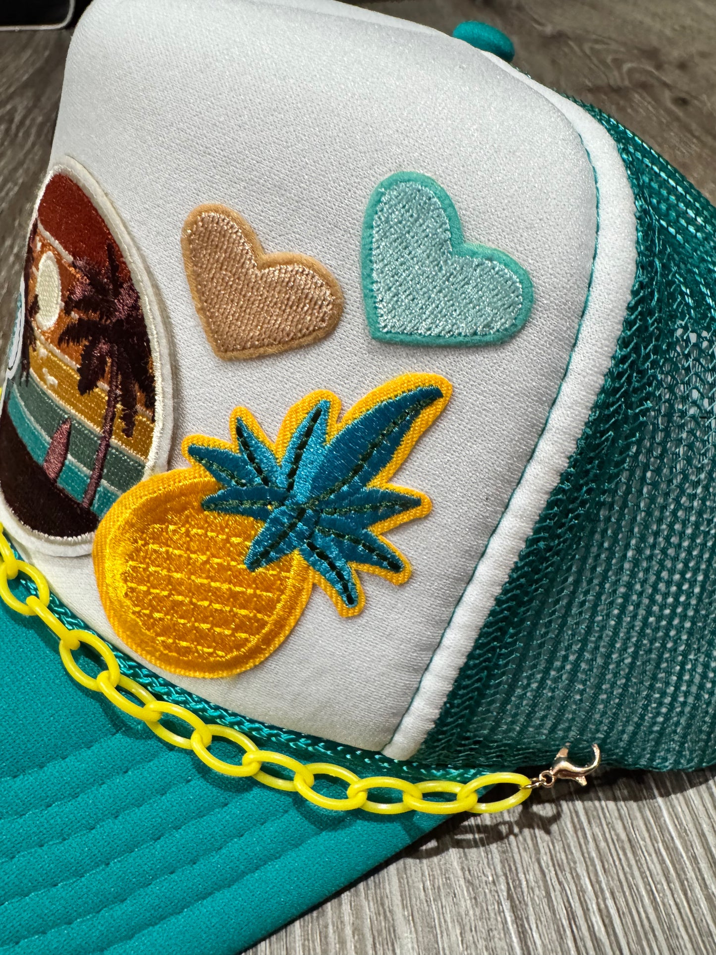 Good Vibes Beach Sunset Trucker Hat