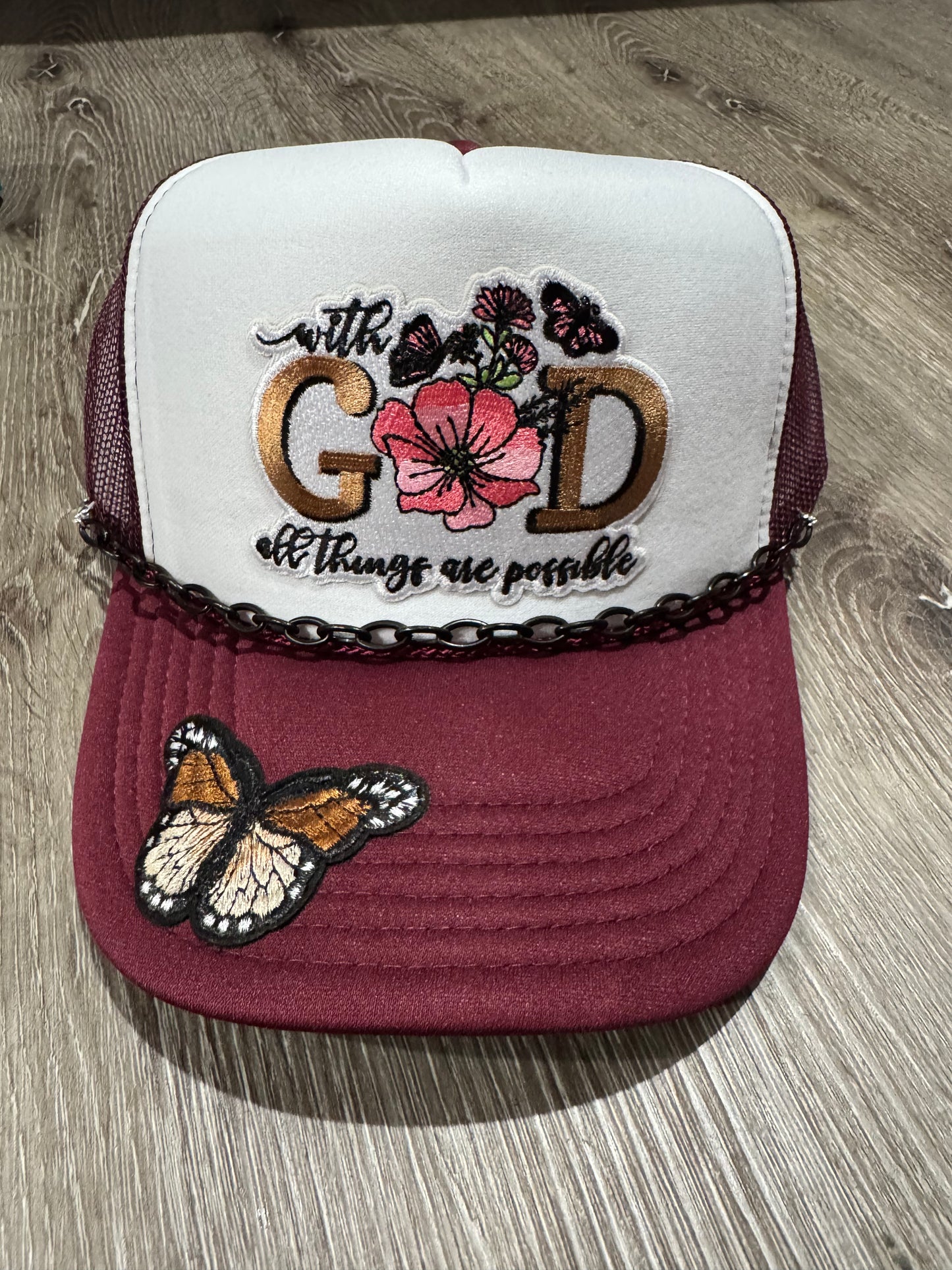 With God All Things Are Possible Trucker Hat