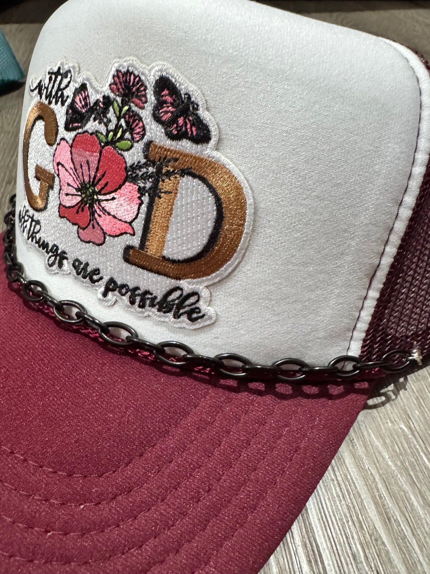 With God All Things Are Possible Trucker Hat