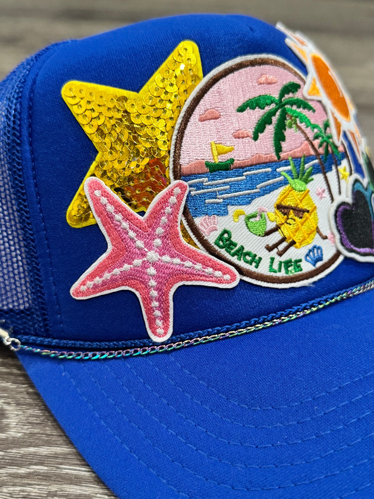 Beach Life Sunshine & Sunglasses Trucker Hat