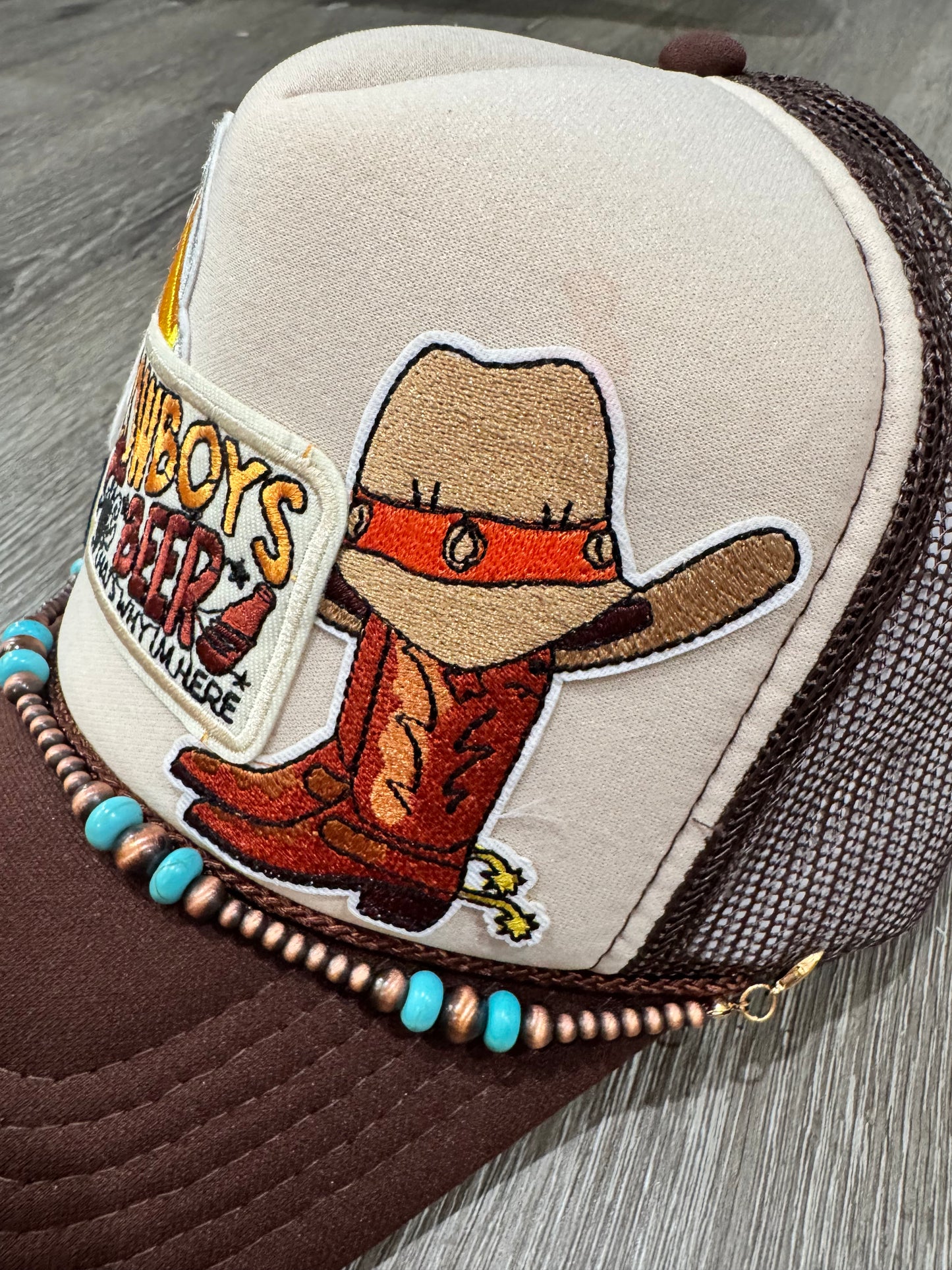 Cowboys & Beer Trucker Hat