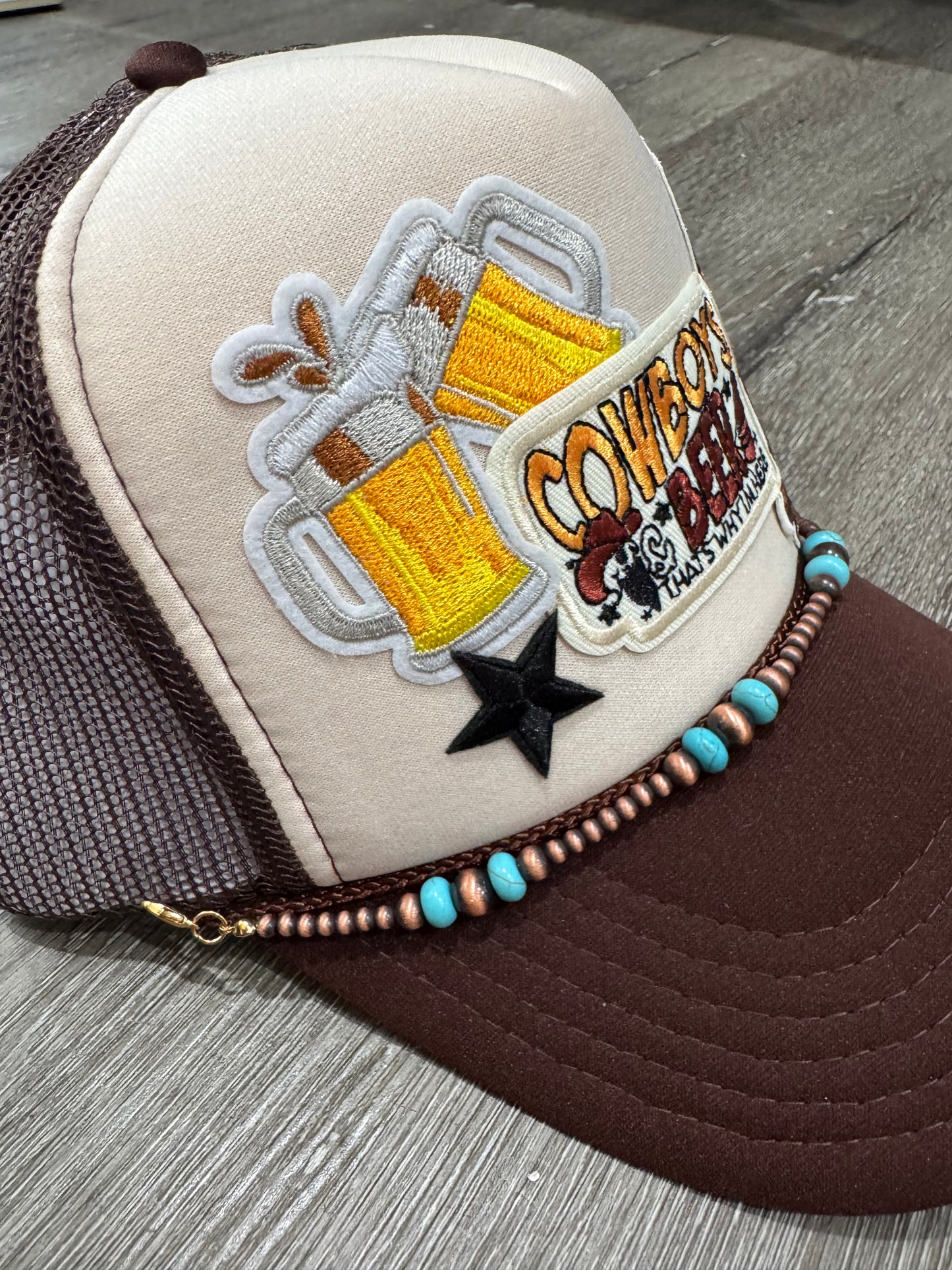 Cowboys & Beer Trucker Hat