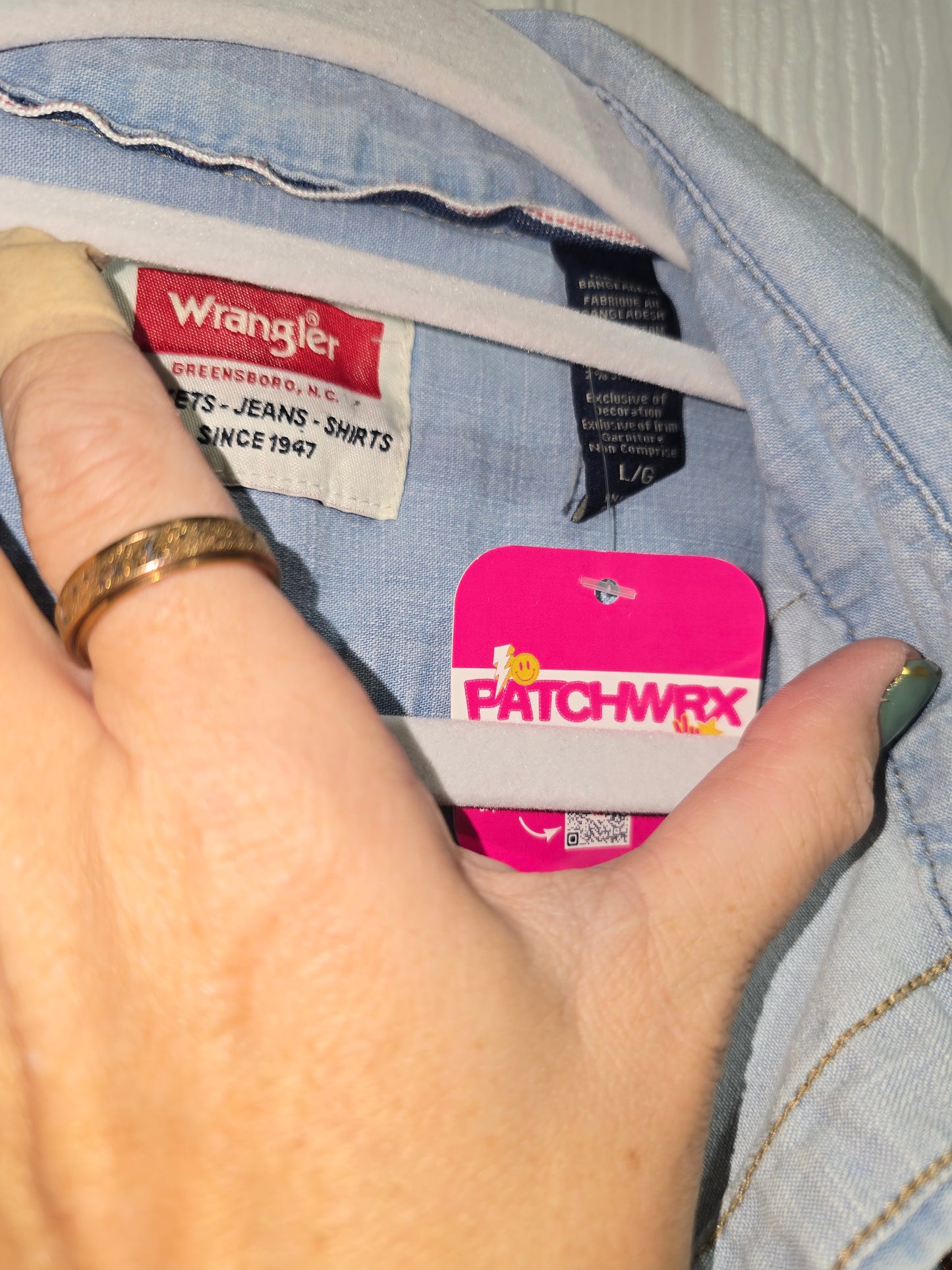 Chiefs Wrangler Denim Shacket