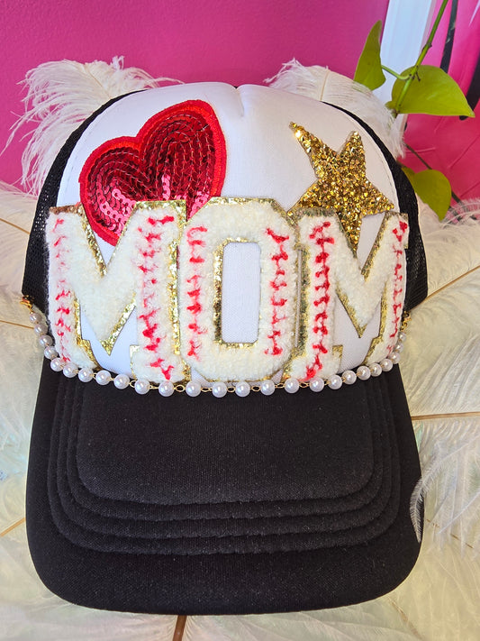 Baseball MOM Trucker Hat.