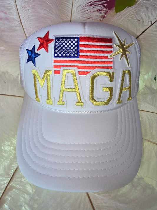 MAGA White Trucker.