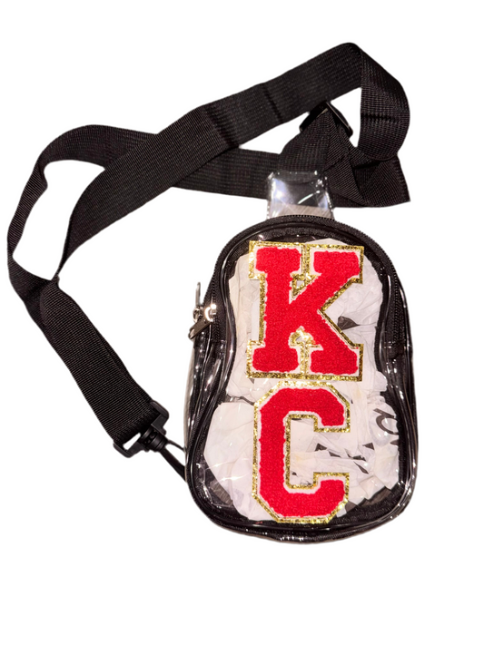 KC Chiefs Clear Crossbody Bag