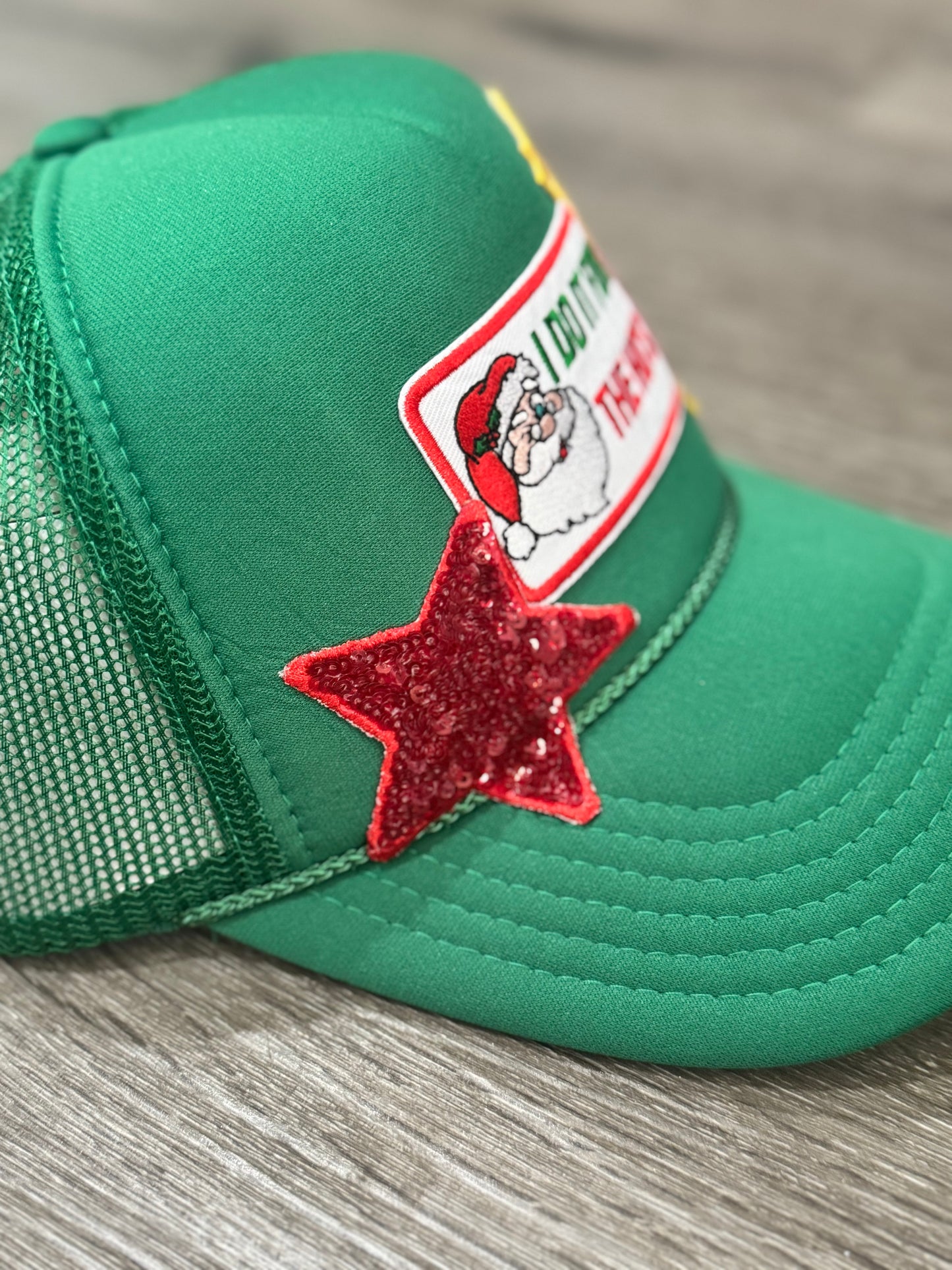 I Do It For The Ho’s Santa Christmas Trucker Hat
