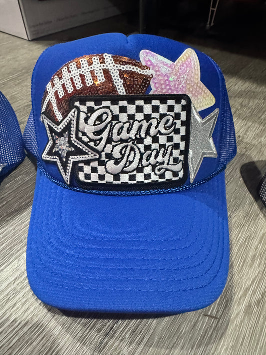 Dallas Cowboys Game Day Royal Trucker Hat