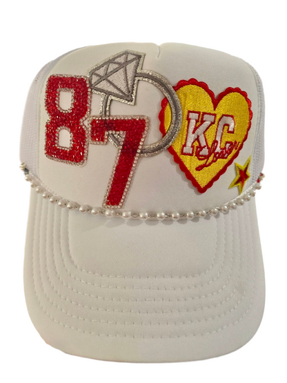 Taylor Swift & 87 Engagement Bling Trucker Hat