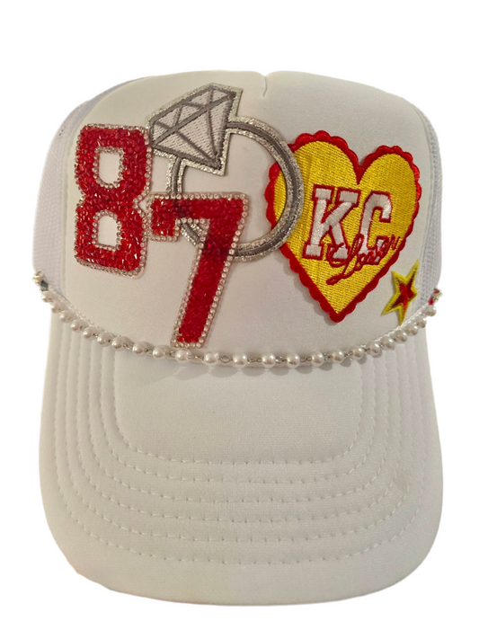 Taylor Swift & 87 Engagement Bling Trucker Hat