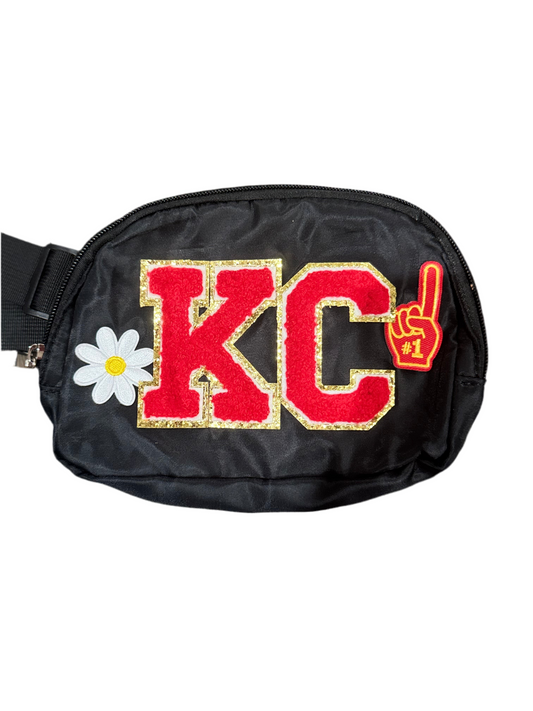 KC Chiefs Letters Belt Bag