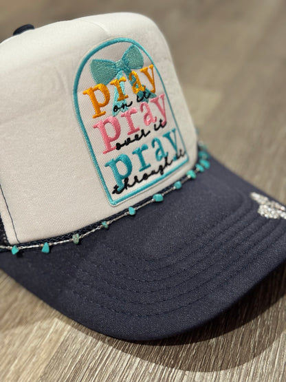 Pray On It Bow Trucker Hat