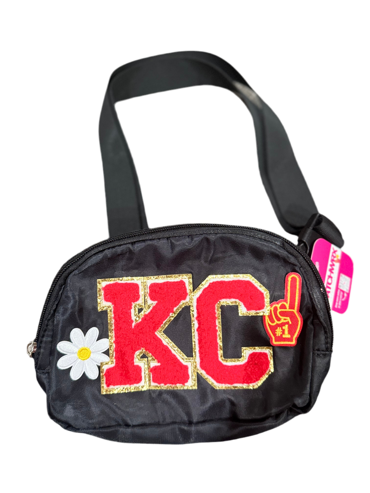 KC Chiefs Letters Belt Bag
