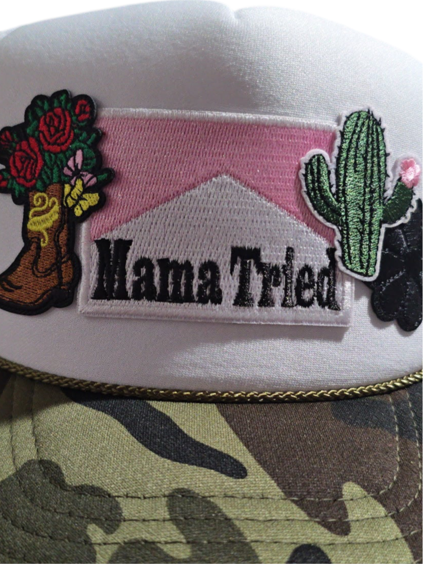 Mama Tried Country Camo Trucker Hat