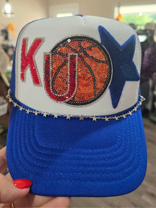 KU Jayhawks Basketball Trucker Hat