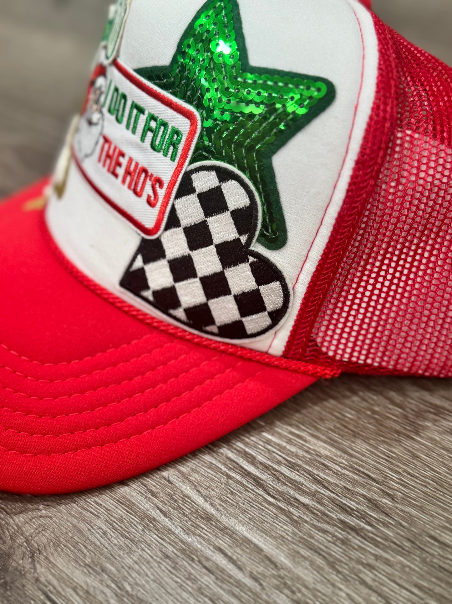 I Do It For the Ho’s Christmas Trucker Hat