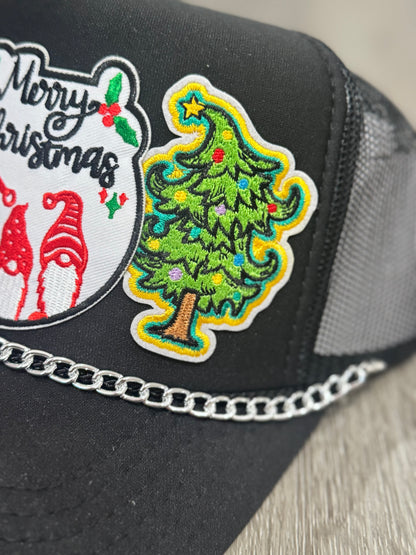Merry Christmas Gnome Trucker Hat