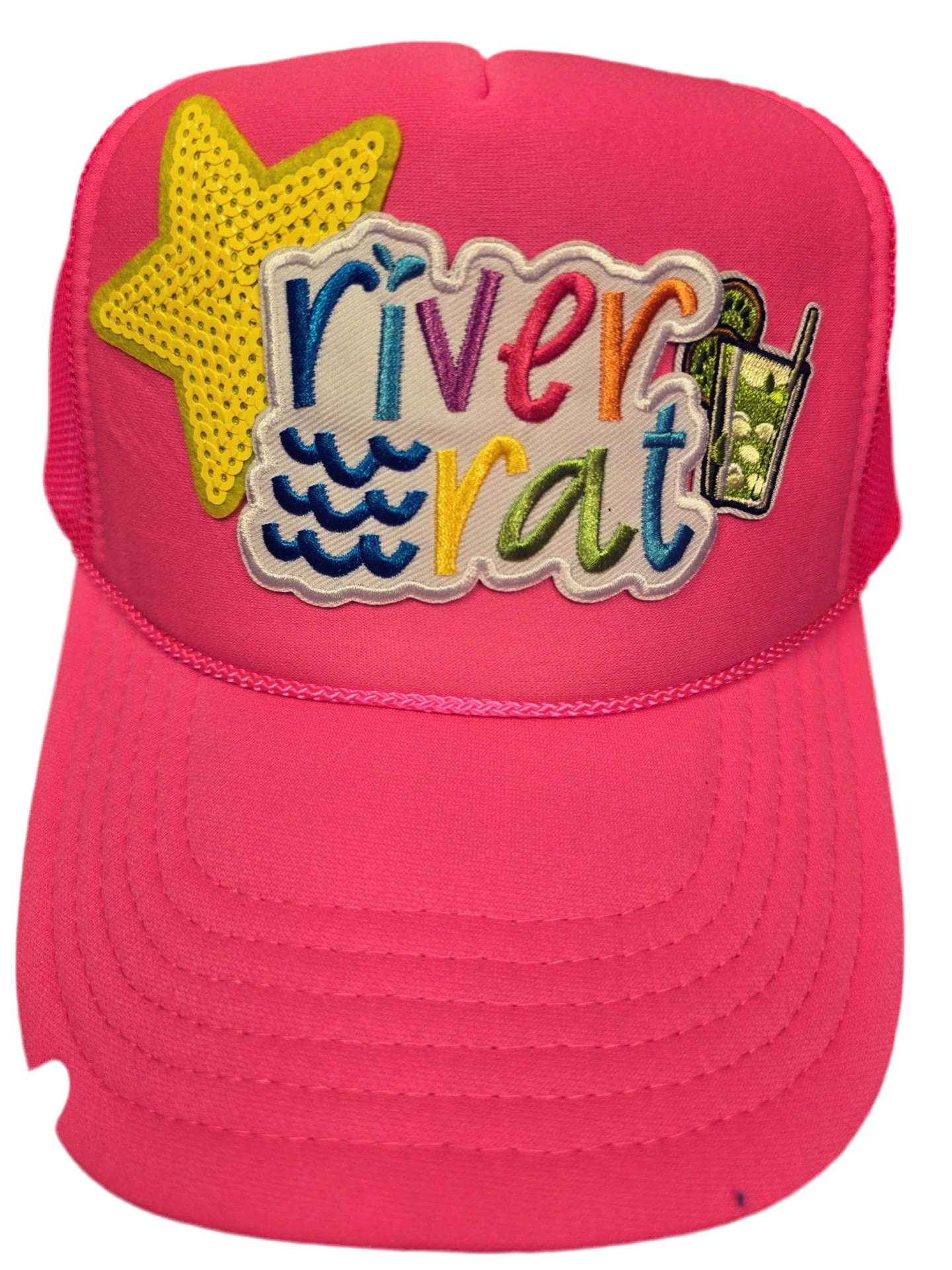 River Rat Neon Trucker Hat