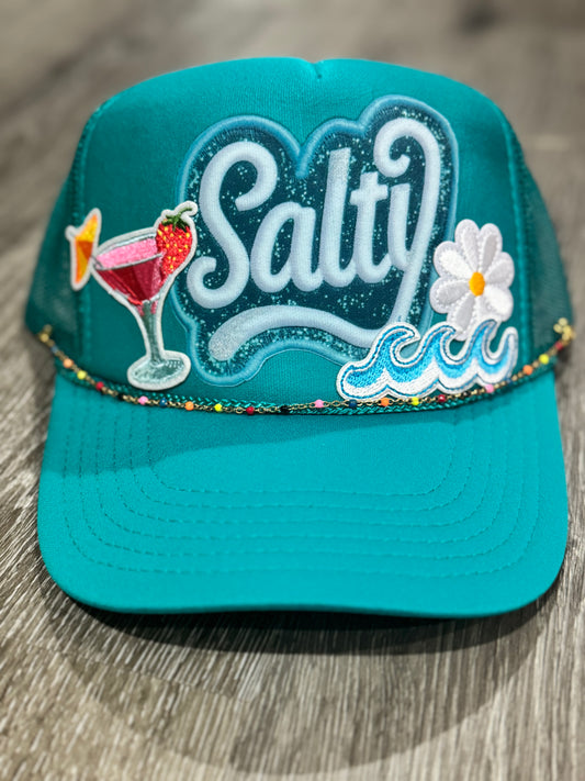 Salty Beach Waves Trucker Hat
