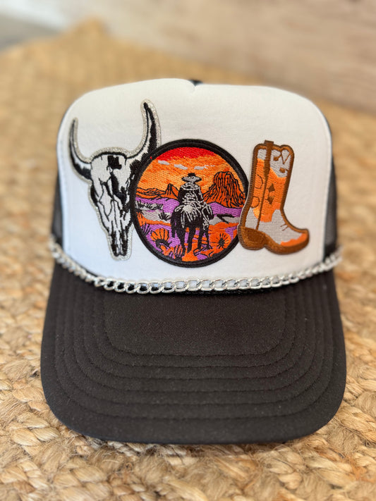 Western Sunset Trucker Hat