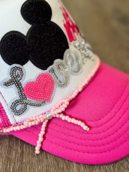 Disney World Mickey & Princess Love Trucker Hat