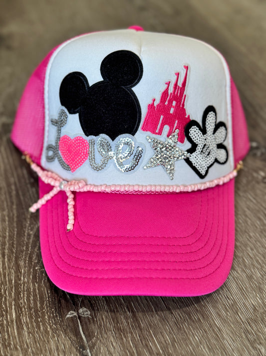 Disney World Mickey & Princess Love Trucker Hat