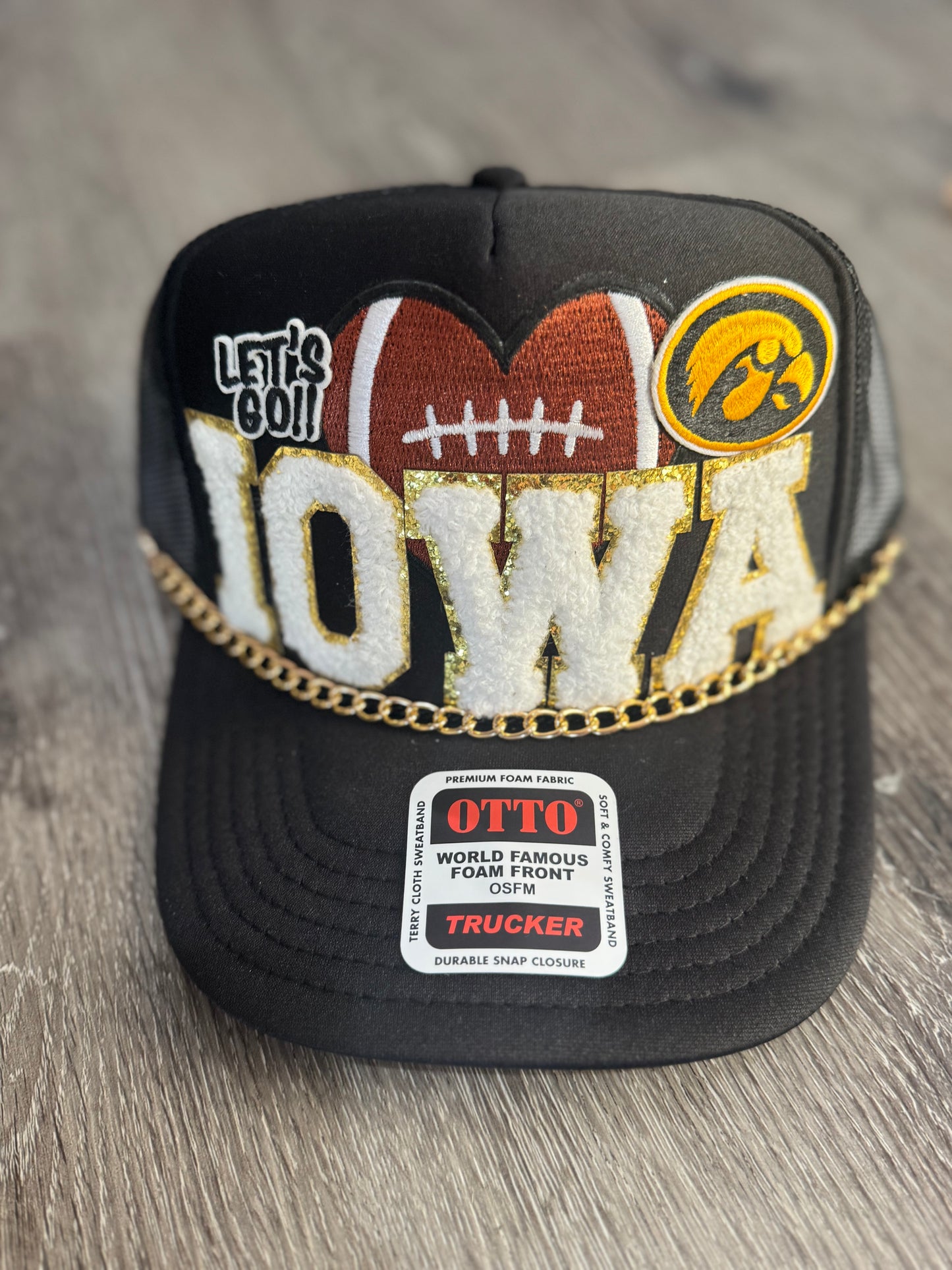 Iowa Hawkeyes Football Trucker Hat
