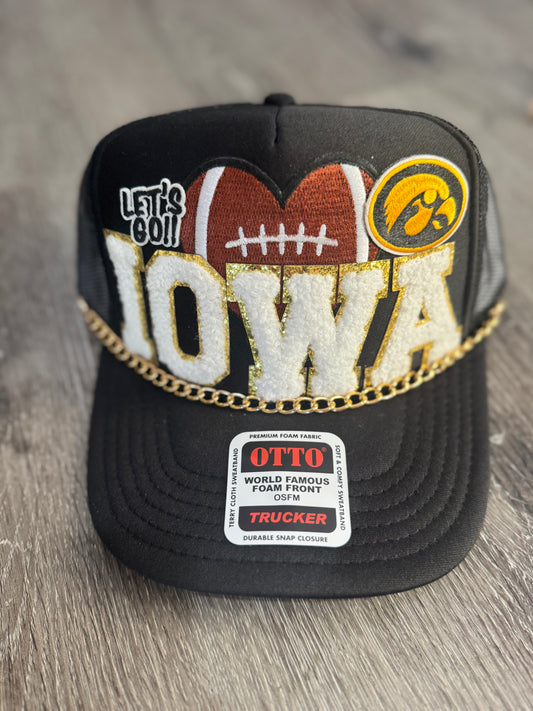 Iowa Hawkeyes Football Trucker Hat