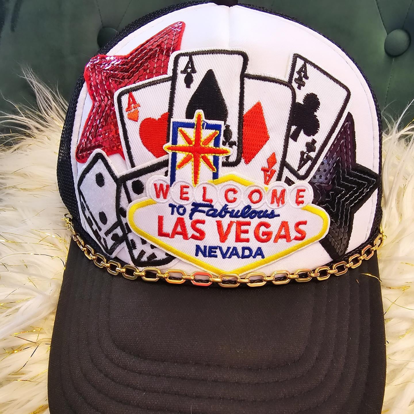 Vegas Baby Trucker Hat 1.