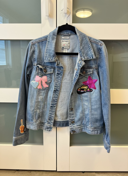 Modern Cowgirl Denim Jean Jacket- Raisin’ Hell, Women’s Size L