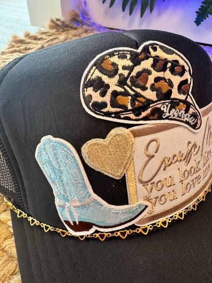 Excuse Me You Look Like You Love Me Cowgirl Trucker Hat