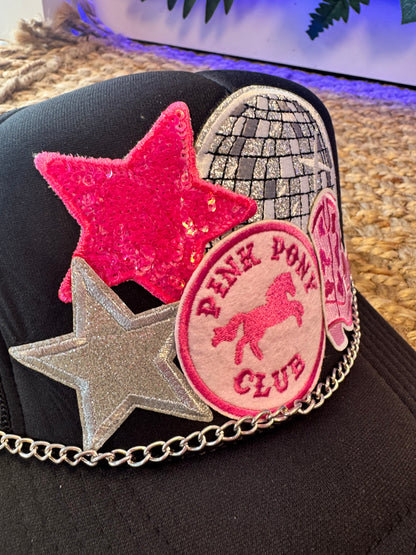 Pink Pony Club Cowgirl Trucker Hat