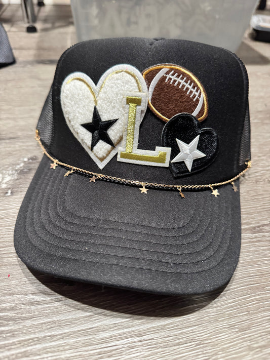 Lathrop Mules Football Trucker Hat