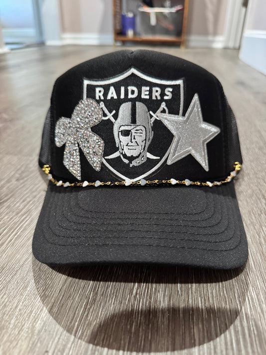 Bling Raiders Black Trucker Hat