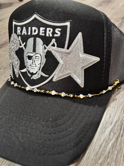 Bling Raiders Black Trucker Hat