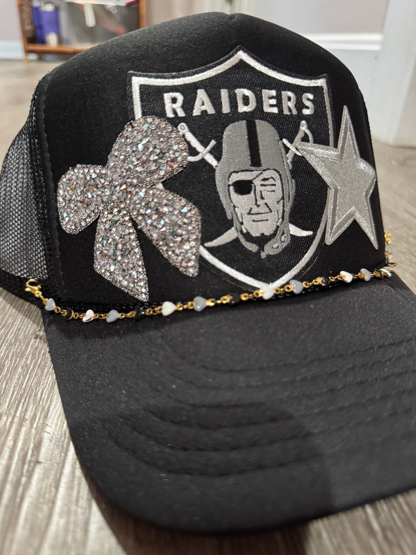 Bling Raiders Black Trucker Hat